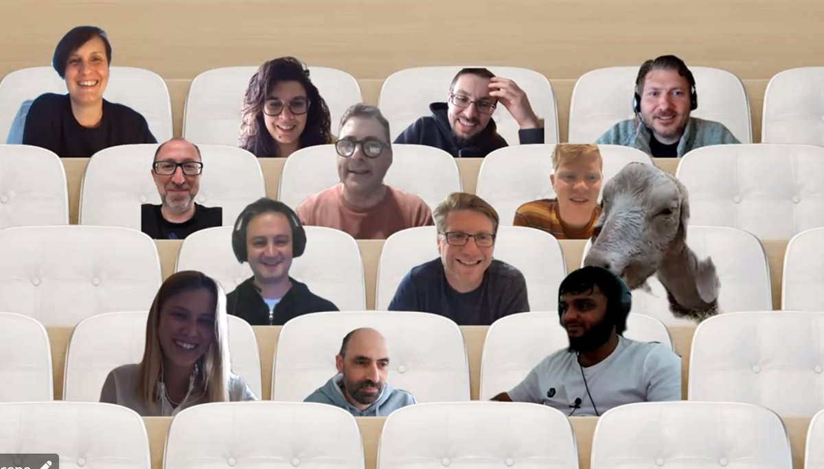 untied_io's tweet photo. That moment when a goat joins your team meeting! Todayβs catch up was a little different than normal. Unbeknownst to many of us, Lola the goat was invited to join our call. Thank you to @Cronkshawfold for a fabulous surprise - highly recommended! #Goatsonzoom https://t.co/qeQOpEmm40