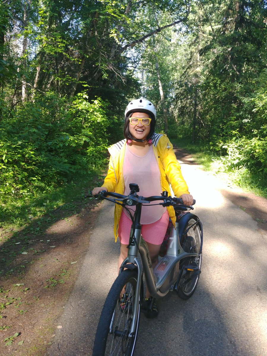 lindork's tweet photo. Not me and @szaracat, up before 6 a.m. and out until after 11 p.m. filming an #ExploreCanada (by bike!) video with @ZenSeekers and @DestinationCAN! 🥱🥰
Can’t wait for you to see it and explore by bike yourself this summer. #BikeCanada #ConnecTour #ExploreEdmonton https://t.co/LsSB4qZN2n
