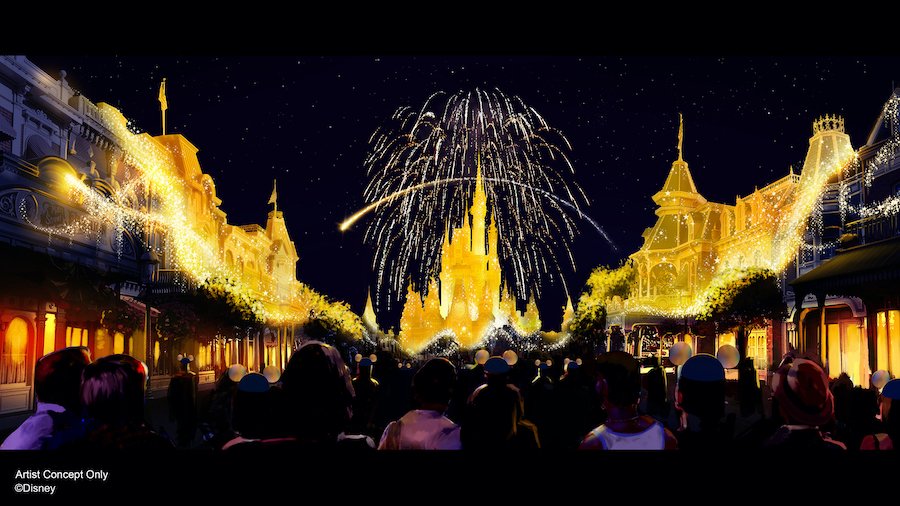 OrlandoInformer's tweet image. JUST ANNOUNCED: a new nighttime spectacular, "Disney Enchantment," will debut October 1 at Magic Kingdom to kick off Walt Disney World's 50th anniversary festivities!

Read all about it: oi.tips/35FbqSa