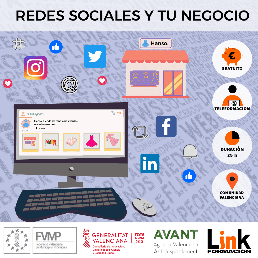 linkformacion's tweet photo. ¿Te gustaría saber cómo las #redes #sociales pueden beneficiar a tu #negocio? ¿Quieres utilizar las redes sociales como herramienta de #marketing?

⬇️ Inscribete en este #curso #gratuito

https://t.co/uYPoYMD4u0

#formación #gratuita #teleformacion #trabajadores #desempleados https://t.co/1A7YfjyOyq