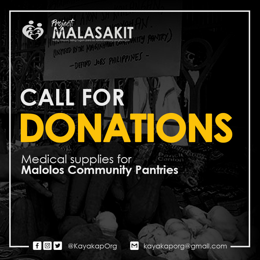 KayakapOrg's tweet photo. Sa ating patuloy na paglaban sa buhay upang makasabay ang mabilisang pagbubukas ng ekonomiya sa kalagitnaan ng pandemya, ang kasiguraduhang malusog at ligtas ang pangangatawan ng mga taong nasa ating komunidad ay isa sa pinakamahalagang bagay na ating dapat bigyang pagpapahalaga. https://t.co/5m01Tv4R04