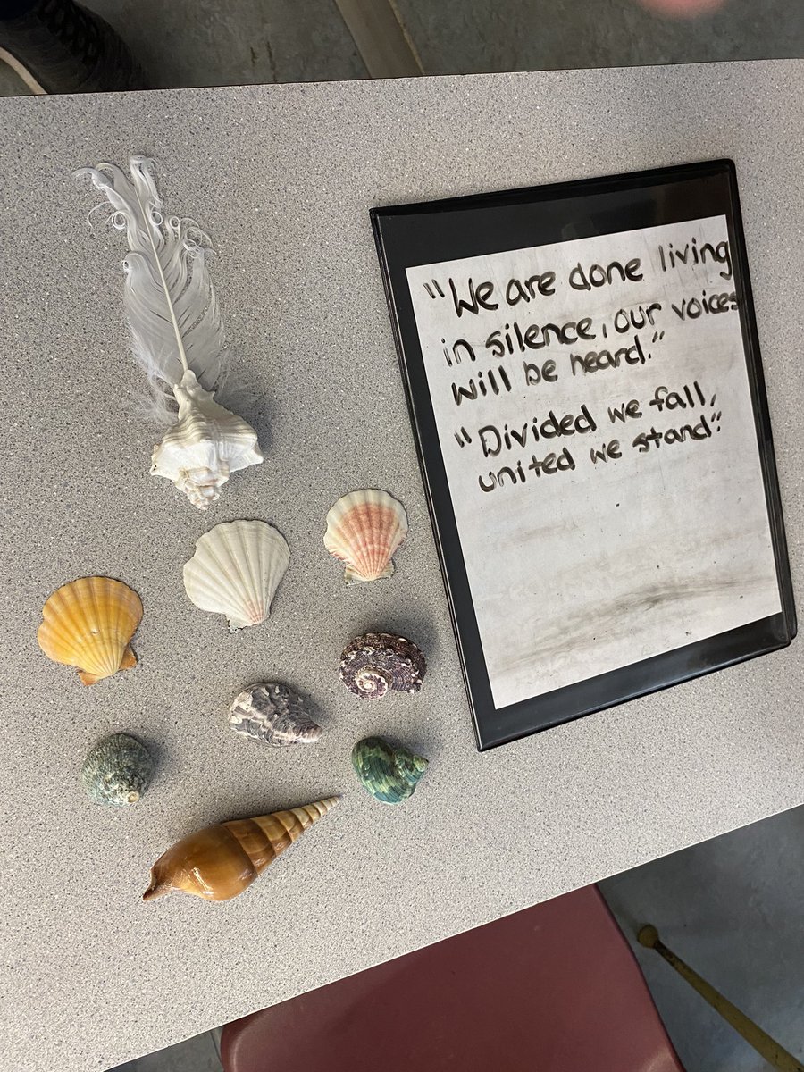 Visschinspired's tweet photo. We are learning to use symbolism and art to express powerful ideas. Div 1 blew me away with the depth of their responses to the question “What is your message about residential schools?”#storystudio #sd37 https://t.co/ZjwxJ0WH1E