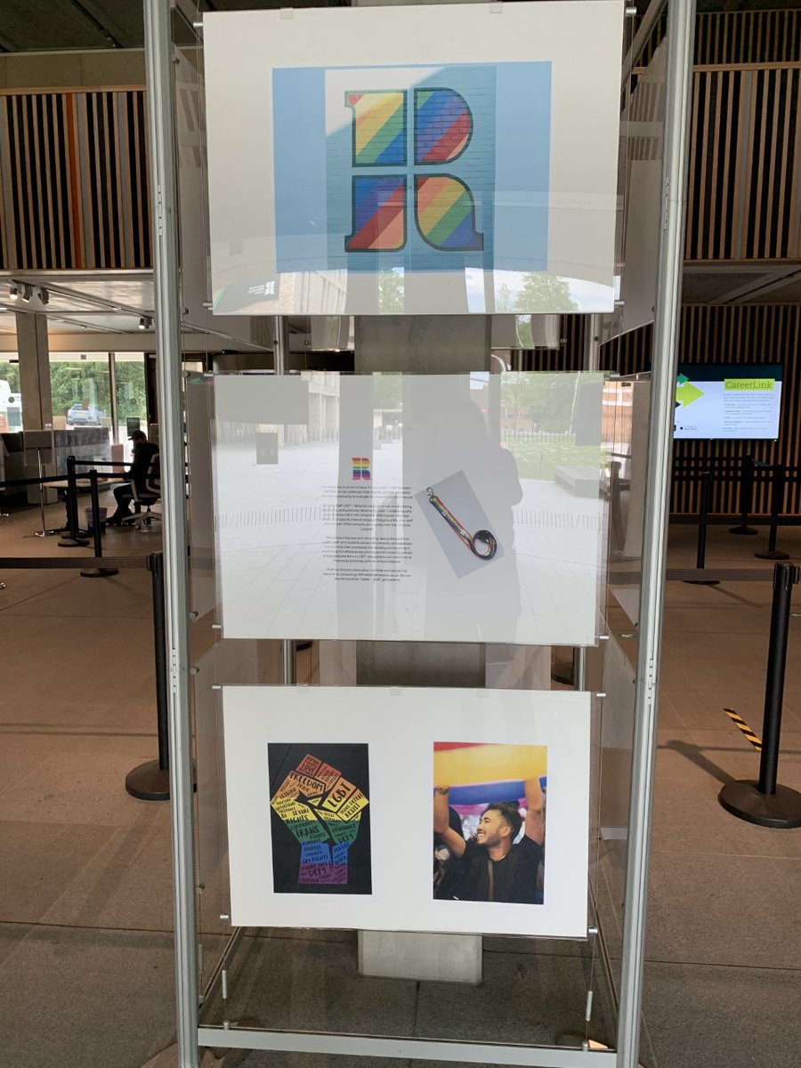 UR_lgbtnetwork's tweet photo. Lots of #PrideMonth2021 tweeting today here at #urpride continuing now with shout out to the @UR_Library exhibition - visit if you can and here are some photos in case you can't (1/2) https://t.co/42OT81ZhJ9