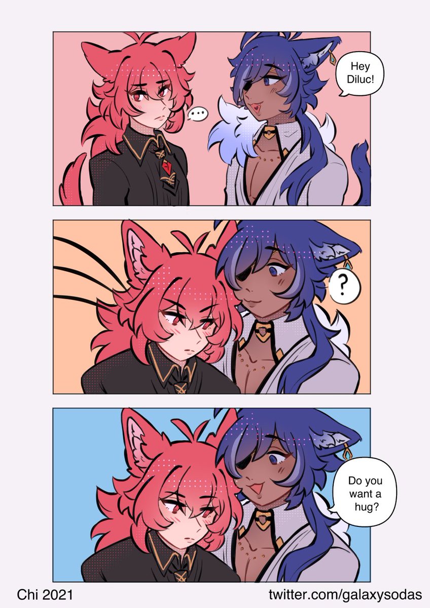 Catluc and kaenya 🐾

#ガイディル #kaeluc 