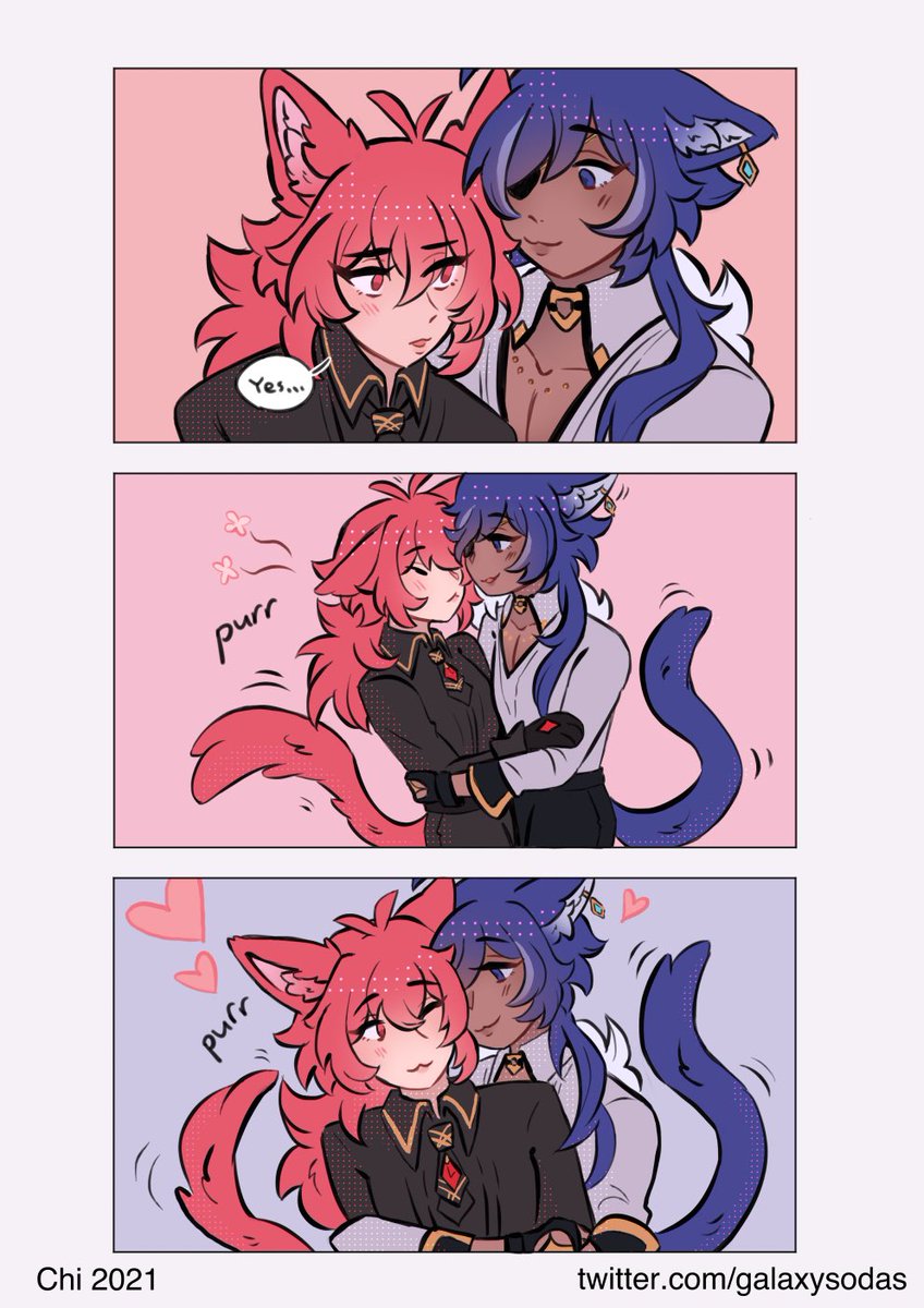 Catluc and kaenya 🐾

#ガイディル #kaeluc 