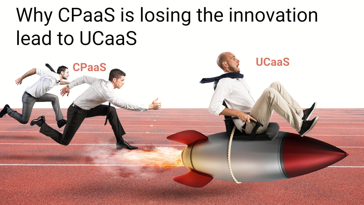 DaveMichels's tweet photo. Why CPaaS is losing the innovation lead to UCaaS: It seems like CPaaS vendors have grown complacent compared to the rapid innovation coming from UCaaS vendors. This makes no sense. CPaaS has been leading the innovation when it comes to how developers… https://t.co/XnB9TNJSsG https://t.co/qMB4V4z0P1