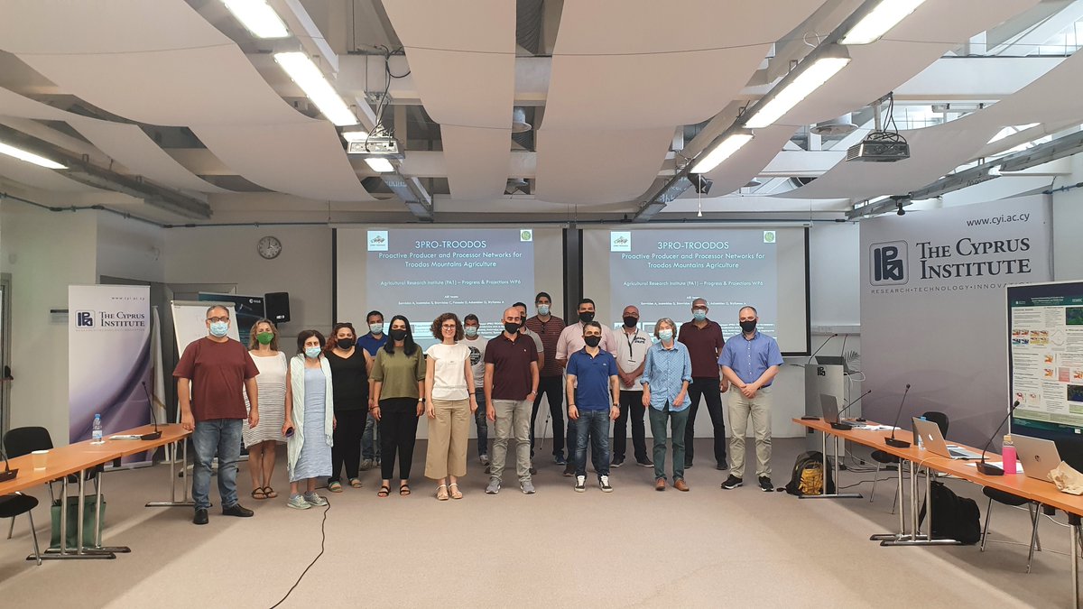 The Cyprus Institute (@cyprusinstitute) on Twitter photo ➡️A meeting for the 3PRO-TROODOS intergraded project, funded by the <a href="/ResearchCy/">Ίδρυμα Έρευνας & Καινοτομίας (ΙδΕΚ) - RIF</a> and coordinated by <a href="/CyprusInstitute/">The Cyprus Institute</a> took place today. Happy to see the progress done so far and the interactive plans for the next year of implementation #thecyprusinstitute #CyI #3PRO_TROODOS ➡️A meeting for the 3PRO-TROODOS intergraded project, funded by the <a href="/ResearchCy/">Ίδρυμα Έρευνας & Καινοτομίας (ΙδΕΚ) - RIF</a> and coordinated by <a href="/CyprusInstitute/">The Cyprus Institute</a> took place today. Happy to see the progress done so far and the interactive plans for the next year of implementation #thecyprusinstitute #CyI #3PRO_TROODOS