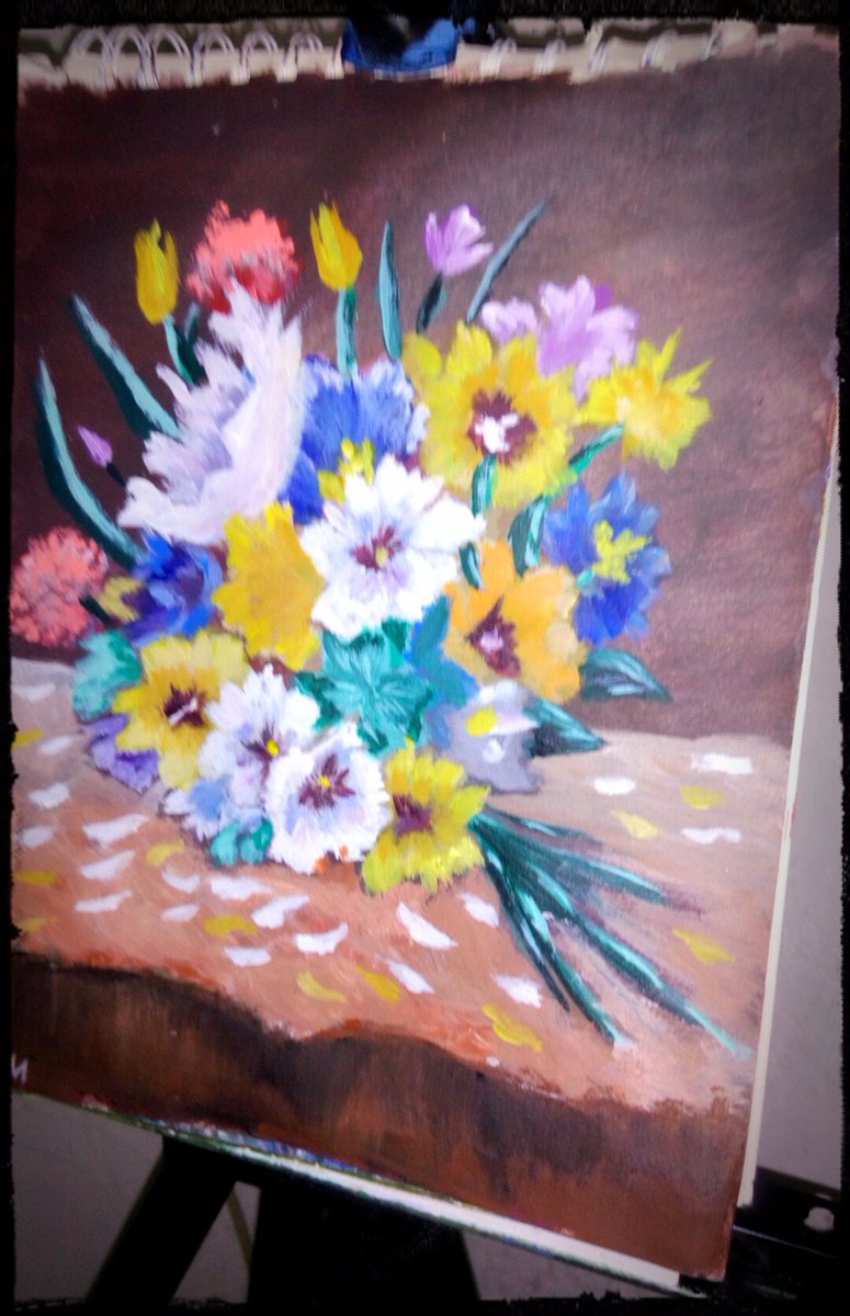 Hajarart3's tweet photo. Flowers :)
#Flowers #acrylicpainting #paintings #watercolorpainting #Korea #Japanese #INFJ #artwork #canvas #aesthetic #wallpaper #rose #draw #journalists #رسم #فن_وهندسة #mbti https://t.co/ekVSTw7bLi