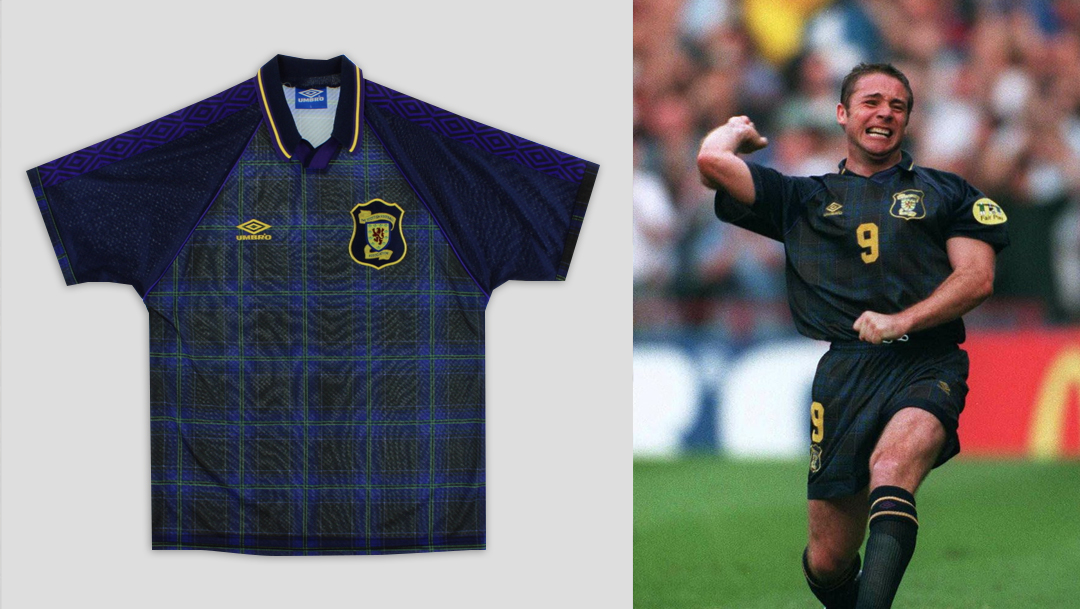 Scotland Euro 96 Home Kit