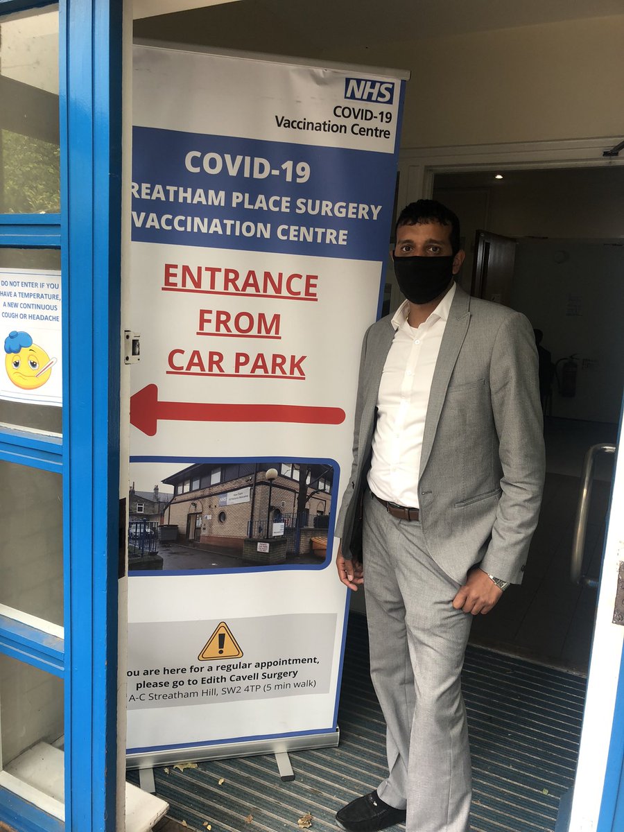 Really great in accompanying an individual who was very hesitant in taking the #CovidVaccine Thankyou to @ATMedics @omardin for such a great service with such great efficiency and reassuring the individual #PfizerBioNTech #Covid19UK #COVIDVaccination #PfizerVaccine