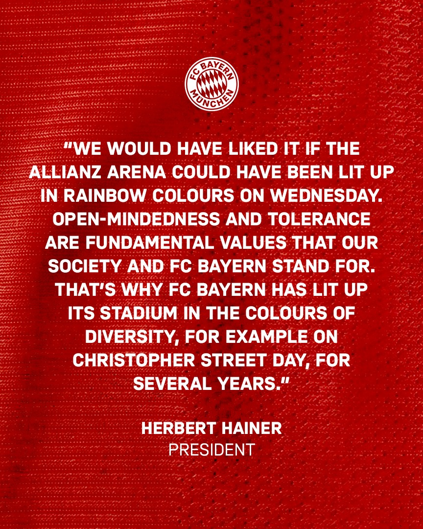 FCBayernEN's tweet image. Statement from FC Bayern president, Herbert Hainer: