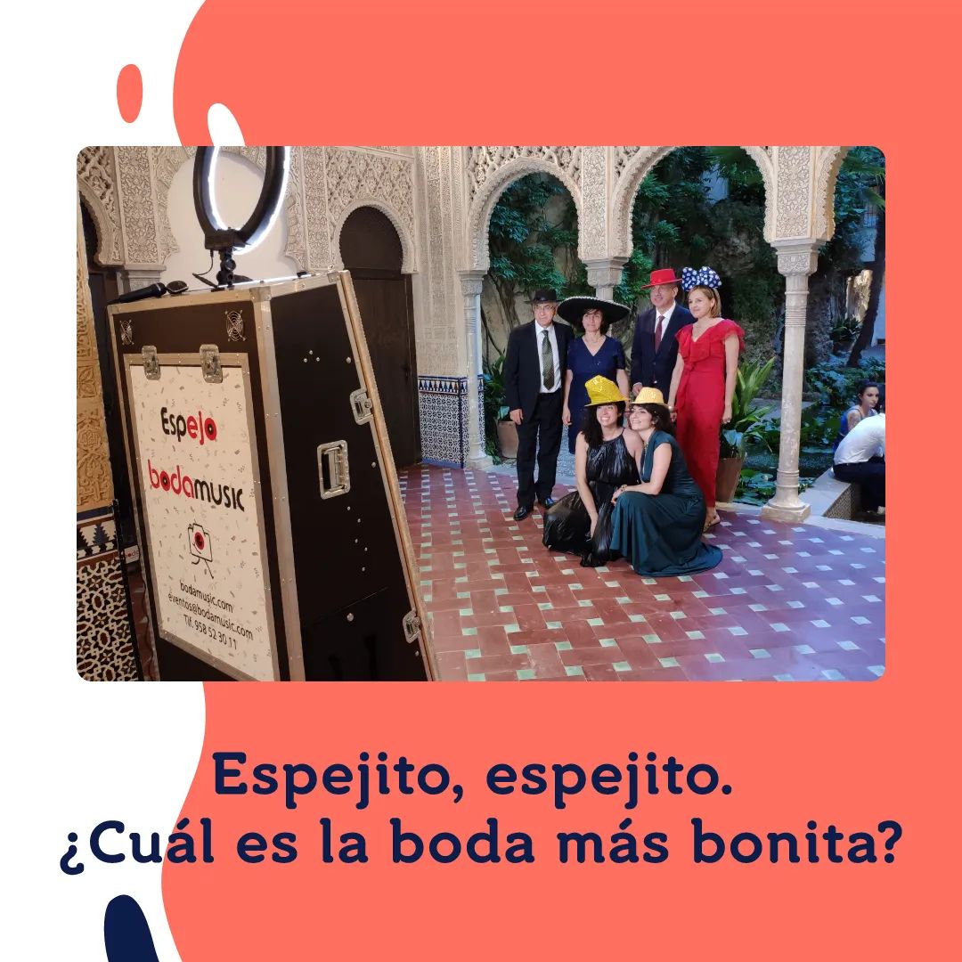 Bodamusic's tweet photo. Si todavía no conoces nuestro servicio de Fotomatón Espejo te recomendamos que le eches un vistazo. 🥳 ¡Lo vas a petar en tu boda o celebración! 🥳
👉🏼 https://t.co/PnNLaq3kJ3
#Bodas2021 #Fotomaton #Espejo #fotomatonbodas #fotomaton #videomaton #bodss2022 #BodasGranada #bodamusic https://t.co/XEf3pW9br3