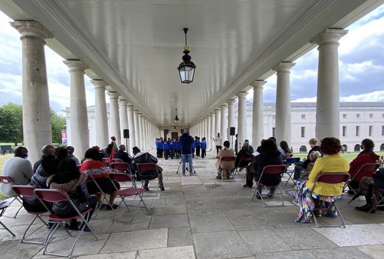 We're celebrating #WindrushDay at the National Maritime Museum today.

We have many events taking place, including performances from <a href="/EthnoVox/">Ethno Vox</a>, <a href="/LewishamCollege/">Lewisham College</a> and workshops with @RachelleRomeo.

Find out more: bit.ly/windrush-day-r…

With grateful thanks to <a href="/nearneighbours/">Near Neighbours</a>