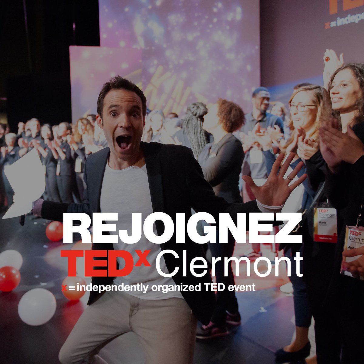 🔎 WANTED
Rejoignez l'équipe TEDxClermont ! 🤗

⚡️ Vous souhaitez contribuer d'une manière ou d'une autre à la conférence 2021 💪

👉 RDV sur notre site ⤵️
tedx.cf/ws7td

📷 <a href="/fanny_reynaud_/">Fanny Reynaud</a>