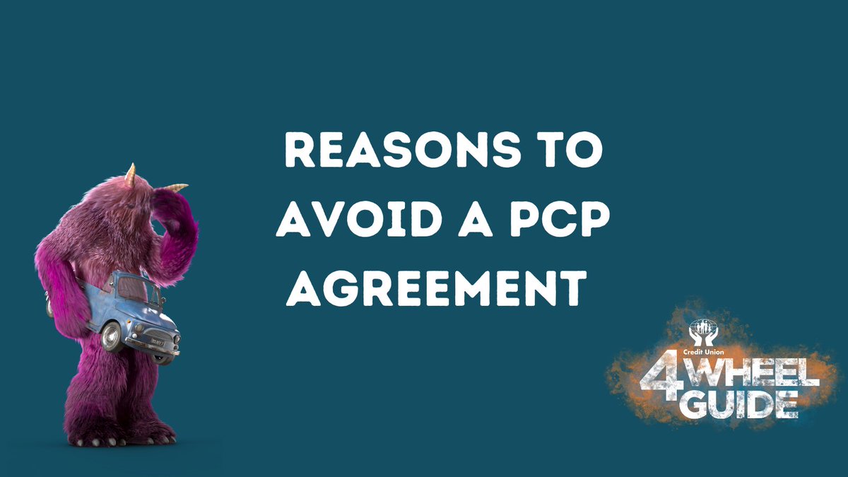 creditunionie's tweet photo. Why should you avoid a PCP agreement? 🤔
 
From balloon payments to restrictions on mileage, check out this blog as part of our #4WheelGuide series, which compares a credit union loan with a PCP agreement 🚗

Read it here 👉https://t.co/dwEjuwDR0e #ImagineMore https://t.co/wGxdUwSqvn