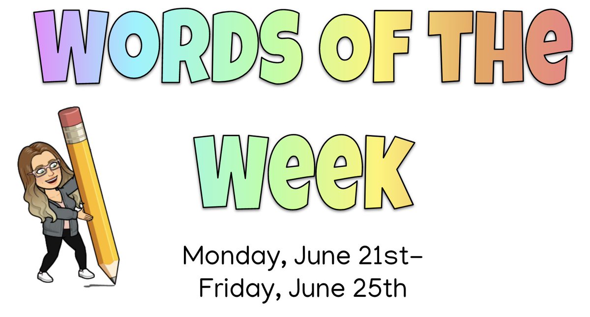 MsDejonge's tweet photo. Here are our WOW words for the week!! I can't believe that this is our final WOW week! #week38 #WOWwords #Literacy https://t.co/pTD0GeUE2C