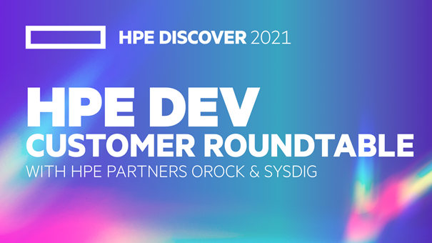 Looking forward to tomorrow’s #HPEDiscover customer roundtable with <a href="/Sysdig/">Sysdig</a> and <a href="/ORock_Tech/">ORock Technologies</a> &amp; hearing how they use HPE Ezmeral to provide secure utility-based As-a-Service platforms! #sysdig #ORock_Tech <a href="/HPE_DevCom/">HPE Developer</a>
content.attend.hpe.com/go/virtualplat…