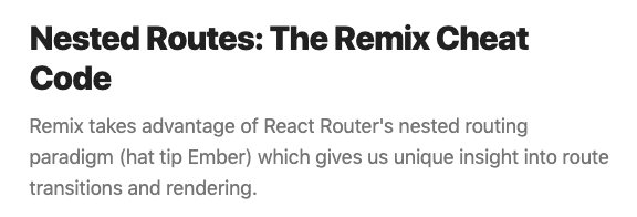 I was reading through the <a href="/remix_run/">Remix 💿</a> documentation and saw this "hat tip." It made me smile. 😃 <a href="/ryanflorence/">Ryan Florence</a> was a good community member when he was an embereño. Remix looks nice.