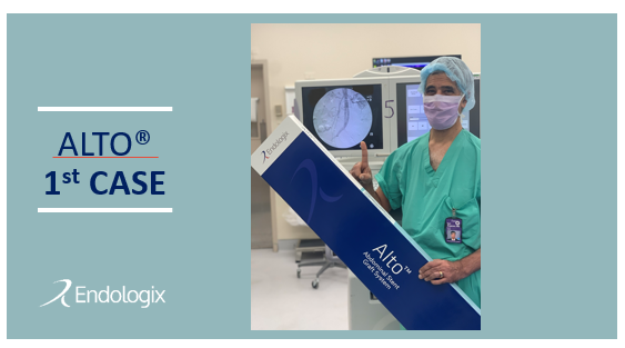 endologix's tweet photo. Congratulations to Dr. Anil Hingorani of NYU-Brooklyn and The Vascular Institute of New York on completing your 1st #ALTO case!  Thank you for choosing this ground breaking technology to treat your patients. #EVARevolved #AAA https://t.co/OC9i8PpSgm