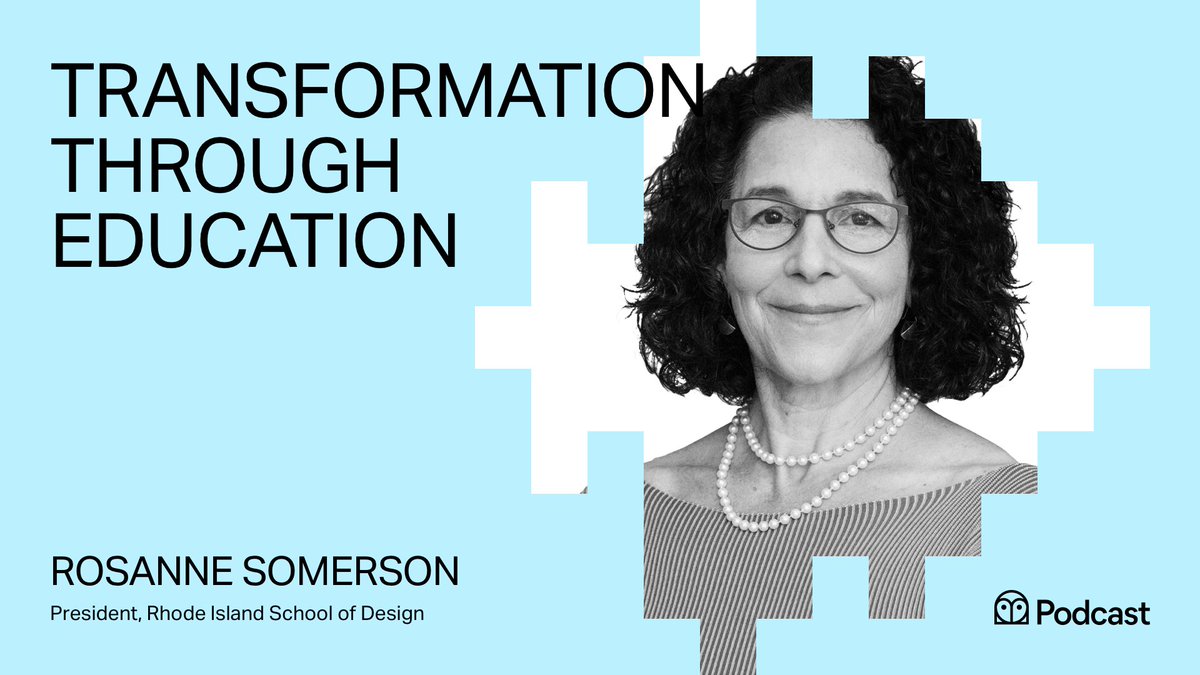 President <a href="/rsomerson/">Rosanne Somerson</a> speaks about the power of a degree in the arts on the latest episode of the <a href="/InVisionApp/">Freehand by InVision</a> #DesignBetter Podcast. Listen: risd.cc/3d5FGK5