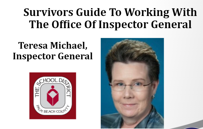 carlene_millen's tweet photo. Preparing Future Principals Program-Session 9:  Do you know what an Inspector General does every day and how you can utilize the services available? Our future principals sure do, thanks to Teresa Michael. #KnowBetterDoBetter #TopTalentGrowsHere #LearningLeadingAndGrowingTogether https://t.co/zRRQfcxTnP