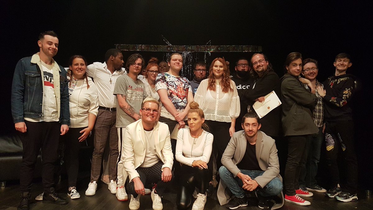 TrayJWilson's tweet photo. End of term celebrations with our lovely and talented Performance students @UC_Oldham https://t.co/cNfBEEhxSr