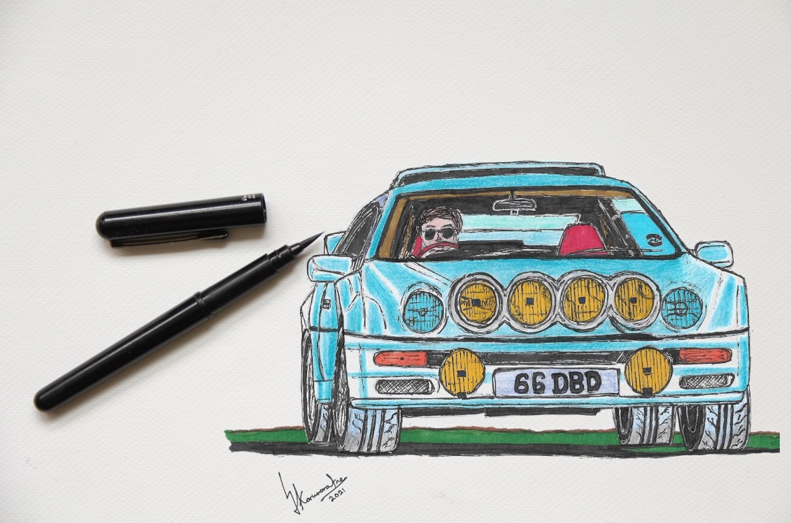 artist_lahiru's tweet photo. Ford RS200 #ford #rs200 #drawing #art #cars #carart #illustration #marker #ink #pencil #paper #freehand #traditionalart #carartist #artwork #artist #artistsontwitter #drawtodrive #colour #cardrawings #vehicles #design #sketch #promarker #fineliner #inkart #fordrs200 #nogrid https://t.co/PfOaVBt5IC