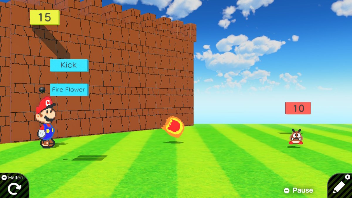 NicTube's tweet photo. ★ Paper Mario: Star Chaos ★
+ Battle system
+ 8 hidden Star Pieces
+ Quiz Show
&amp; more!

ID -> comments #GameBuilderGarage #PaperMario https://t.co/Fy1jCcuF1b