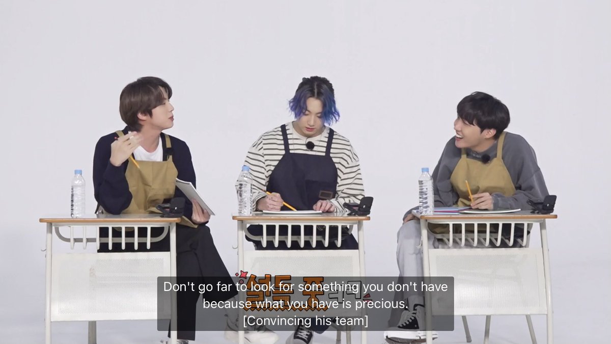 jinnieslamp's tweet photo. "Don’t go far to look for something you don’t have because what you have is precious." - (Kim Seokjin, 2021) https://t.co/14MRqFV5j1