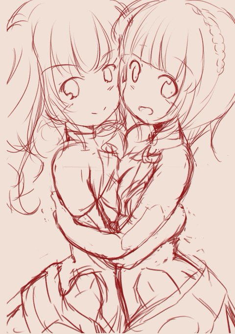 らくがき中学生コンビ 