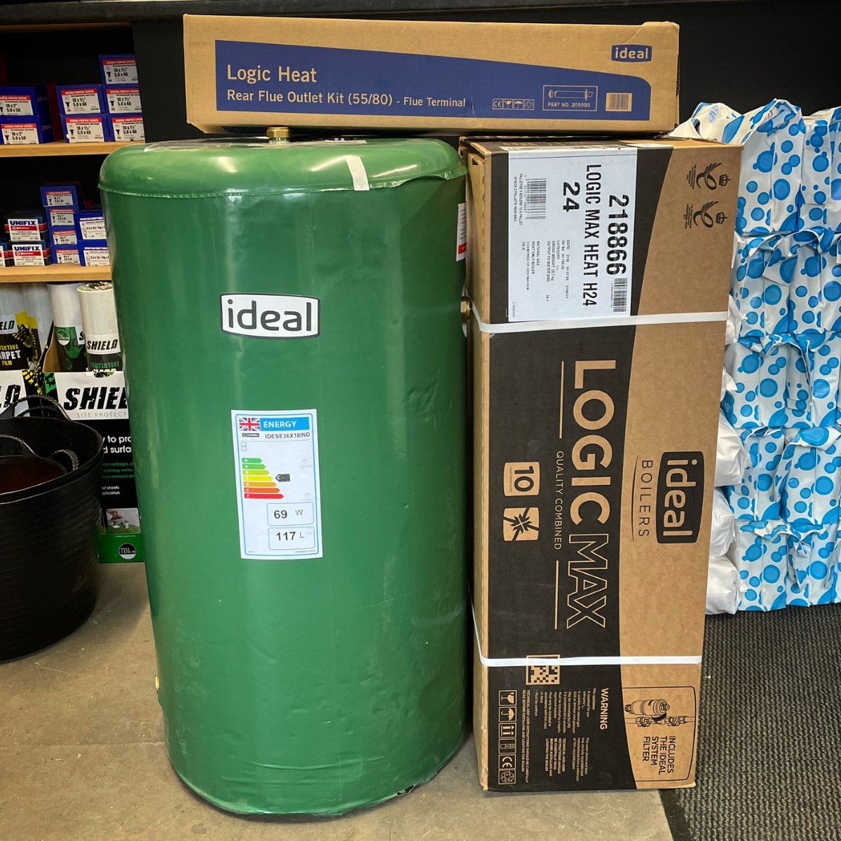 ParkstreetP's tweet photo. Another ideal order going out for delivery today @ideal_boilers  

#boilers #cylinders #ideallogic #heatingengineer #plumbing #heating #stalbans #welwyngardencity #harpenden #radlett #borehamwood https://t.co/BZufFHrS4N
