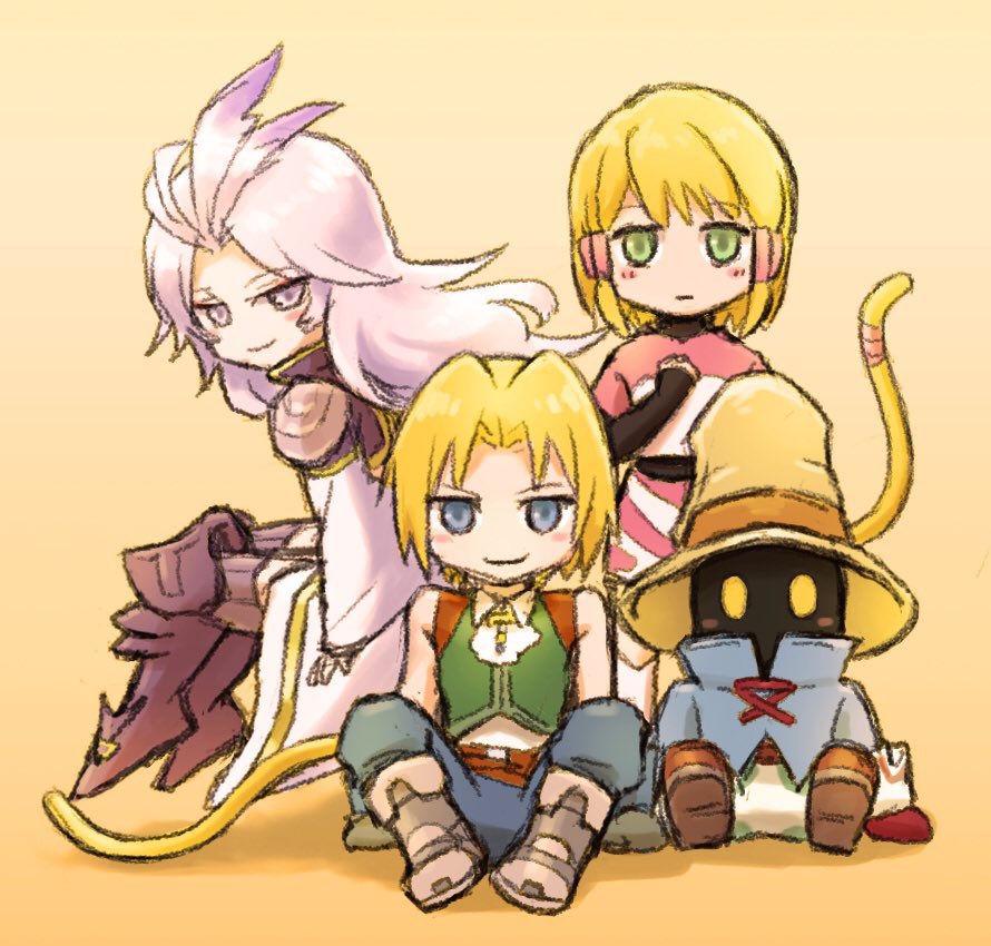 Ⅸが…クジャお兄さんが…😭
過去絵すまん… 