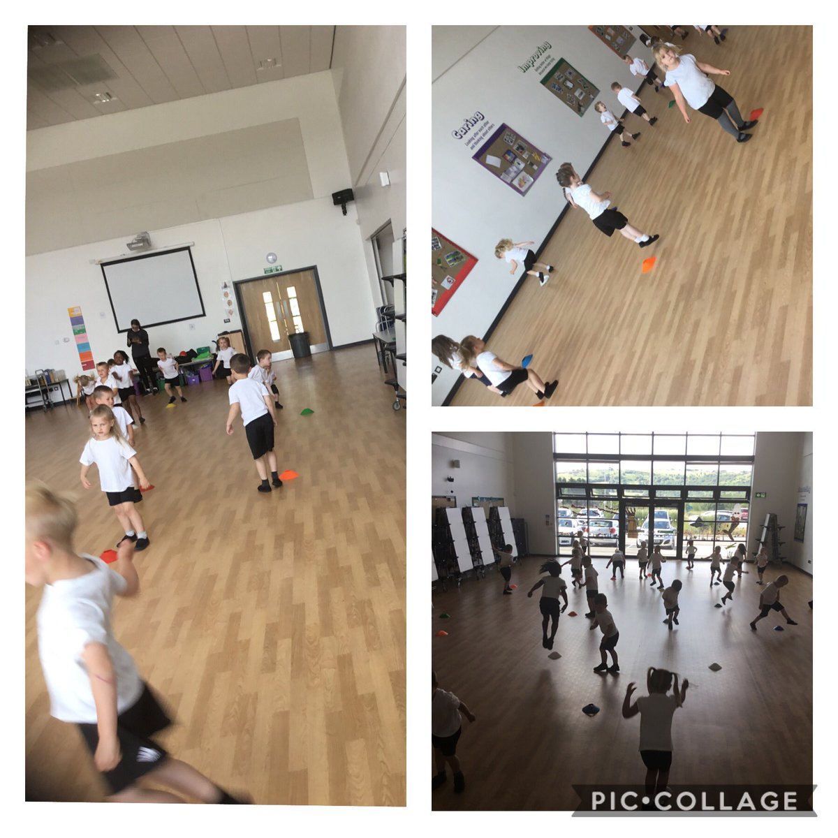 MrsAClare1's tweet photo. Today in PE we completed today’s sports challenge. We jumped over the cone for 30seconds and got a combined score of 470. Well done nursery 😁 #NSSW2021 #achieving  @DiscoveryASport @Discovery_Hyde @KirkbrideMrs https://t.co/DsQVRqk4KL
