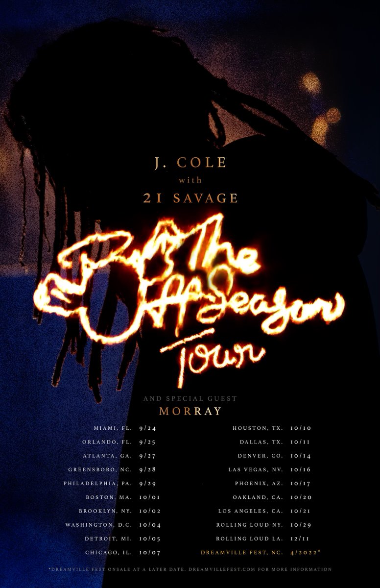 J Cole Concert | Live Stream, Date, Location and Tickets info