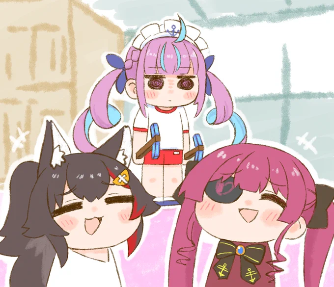#あくあーと #みおーん絵 #マリンのお宝 