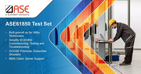 kalkitech's tweet photo. ASE2000 and ASE61850 TestSet New Feature Updates and more - https://t.co/0OhBTVgnDE https://t.co/MQk4ZsRLZG