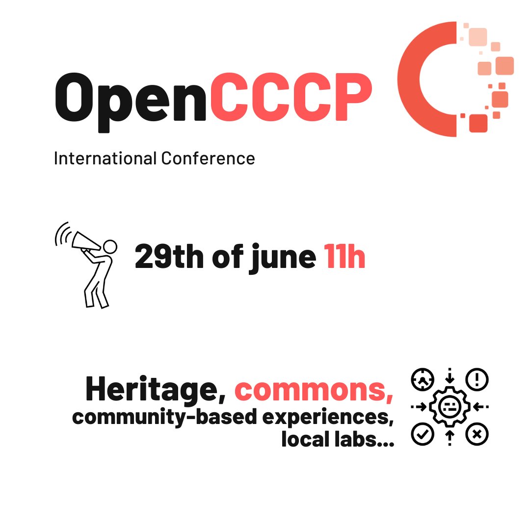 TransitCultura's tweet photo. ¡El 29 no te pierdas el evento final de #OpenCCCP!
Presentamos los resultados de los últimos 3 años, una mesa redonda sobre trabajo con patrimonio desde una perspectiva community-based y la experiencia de los local labs que se desarrollaron en el proyecto
https://t.co/TncI3cS1n8 https://t.co/abuV1D5e3r
