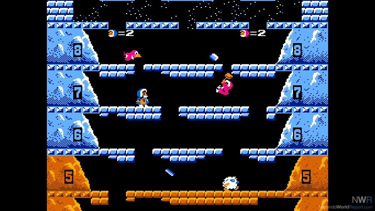 Игра на приставку 8. Игра Ice Climber. Ice Climber Денди. Игры сеги Ice Climber. Ice Climber NES Mini 2 игрока.