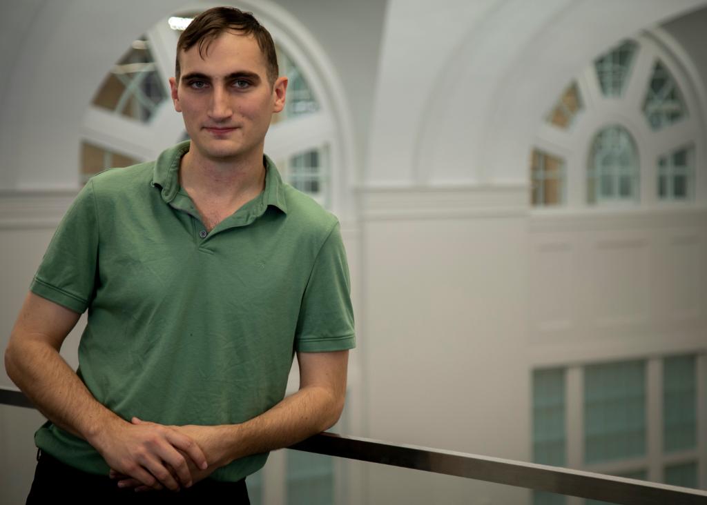 ArmySWF's tweet photo. From bakery to the Software Factory, Josh Schoonover has done it all. Josh is a former baker, college student, 12Y (Geospatial Engineer) and now works for the #SWF as a software engineer. Josh is this week's, Meet the Member! #AFC #ArmySoftwareFactory #ArmyFutures https://t.co/uf8EF5Z6X7