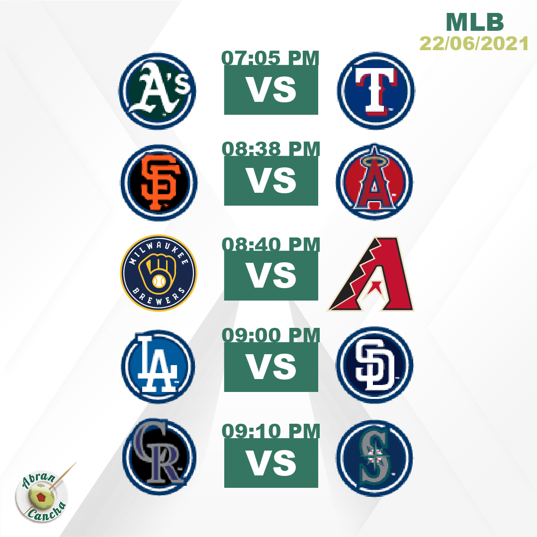 🏆 Calendario #Deportivo🏆
Martes 22/06/2021

⚽ 🏀 ⚾
Conoce los eventos deportivos más importantes del día:
#AbranCanchaZac #fútbol #MLB #NBA #calendariodeportivo