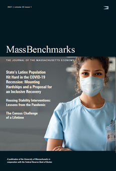 MAWorkforce's tweet photo. Check out the latest #MassBenchmarks, with articles on the #economy, #unemployment, #housing stability, and how the #2020Census was impacted by the pandemic and what it could mean for #MA. https://t.co/TzjIO5dmkN #wkdev #equity #economicrecovery #research #policy https://t.co/t3RriHnUJY