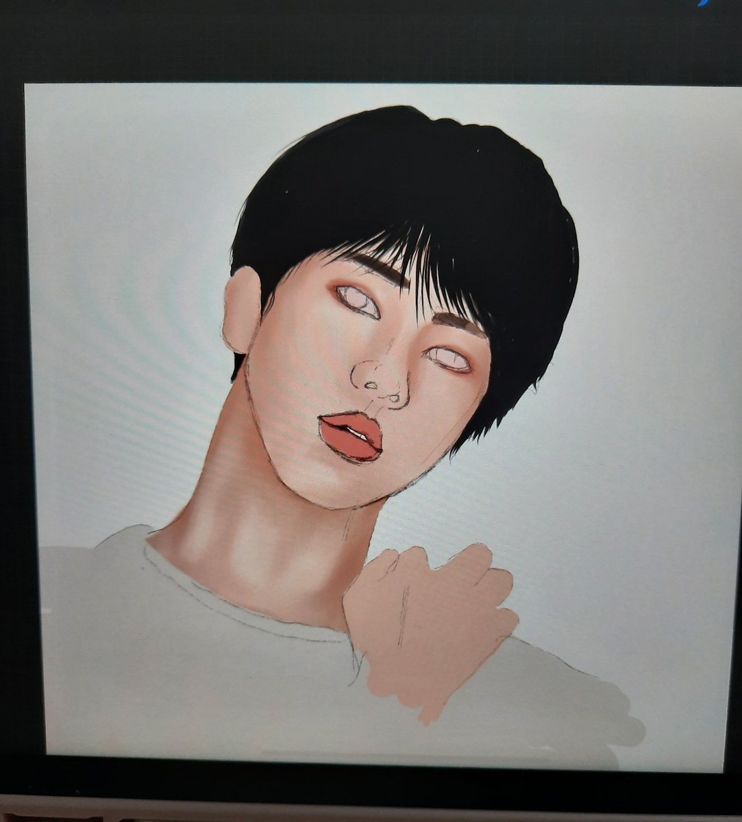 angko_neko's tweet photo. Wippppp.
#BTSARMY #bts #SEOKJIN #applehair #procreateart https://t.co/YrggOcouOW