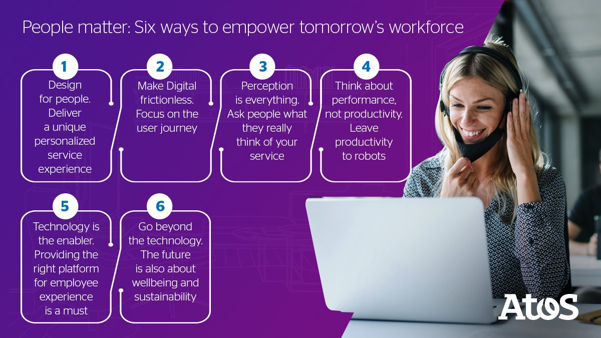 Atos (@atos) on Twitter photo 💡45% of employees would leave their job if forced to return to the office.
With so many employees not willing to return to the office, #EmployeeExperience has become a strategic priority. Discover 6 ways how to empower your people.
▶okt.to/qVLS9X
<a href="/_jamesmcmahon/">James McMahon</a> 💡45% of employees would leave their job if forced to return to the office.
With so many employees not willing to return to the office, #EmployeeExperience has become a strategic priority. Discover 6 ways how to empower your people.
▶okt.to/qVLS9X
<a href="/_jamesmcmahon/">James McMahon</a>