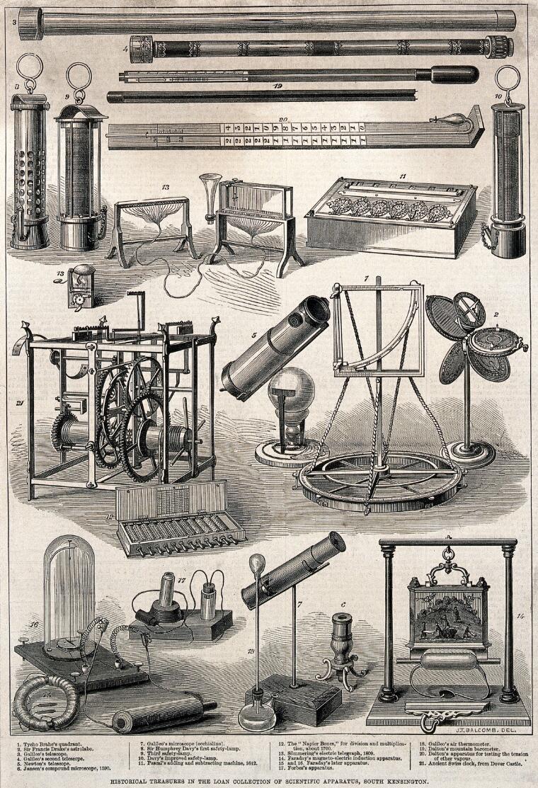 #OnThisDay in 1857 Queen Victoria opened the South Kensington Museum, from which we were founded, on the site of what is now home to our neighbours <a href="/V_and_A/">V&A</a>. This illustration from Illustrated London News shows some historic treasures from the museum. (Image: Wellcome Collection)
