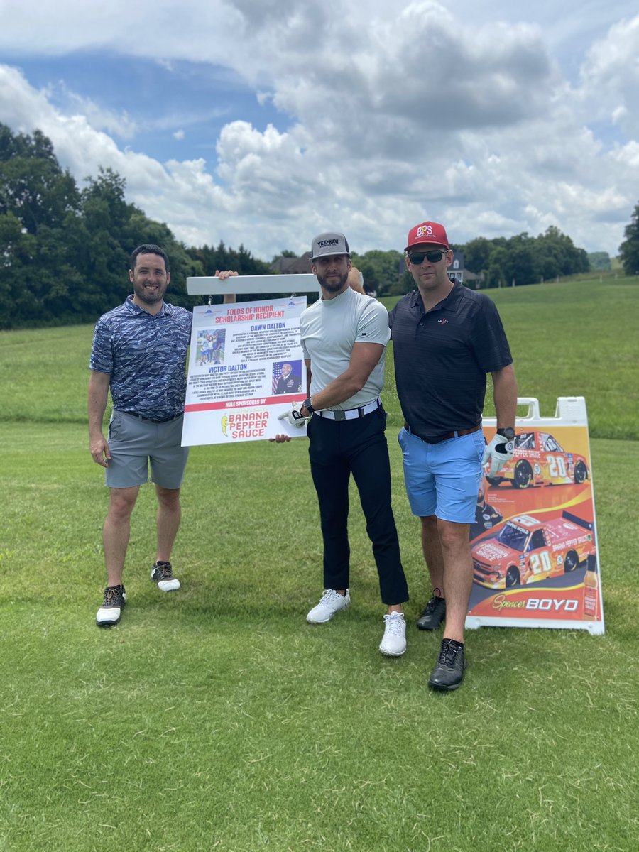 Thoroughly enjoyed golfing for a great cause yesterday! <a href="/FoldsofHonor/">Folds of Honor</a>