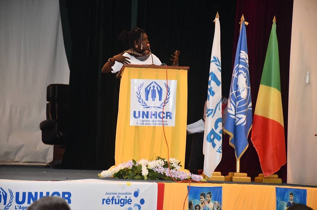 Mariusca3's tweet photo. Mettre le slam au service de la cause des réfugiés au Congo, tel a été notre modeste contribution à l'occasion de la journée des réfugiés organisé e par le @UNHCRCongo  
Slamicalement vôtre

#SLAMUNITE #SLAMOURAIL #UNHRCR #Mariusca #artistes #Solidarity #Congo #Afrique @UN_Congo https://t.co/PfLOR2dhTa