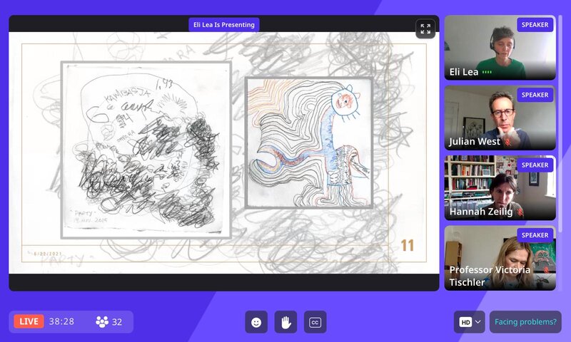 Huge thanks to <a href="/CultureBox/">CultureBox study</a> <a href="/beunmapped/">Unmapped</a> &amp; artist Eli Lea for sharing insights about their great work on co-creativity with people with dementia #CHW2021 as part of @CHW_IntEx

Left us with lots to think about #ArtsInHealth