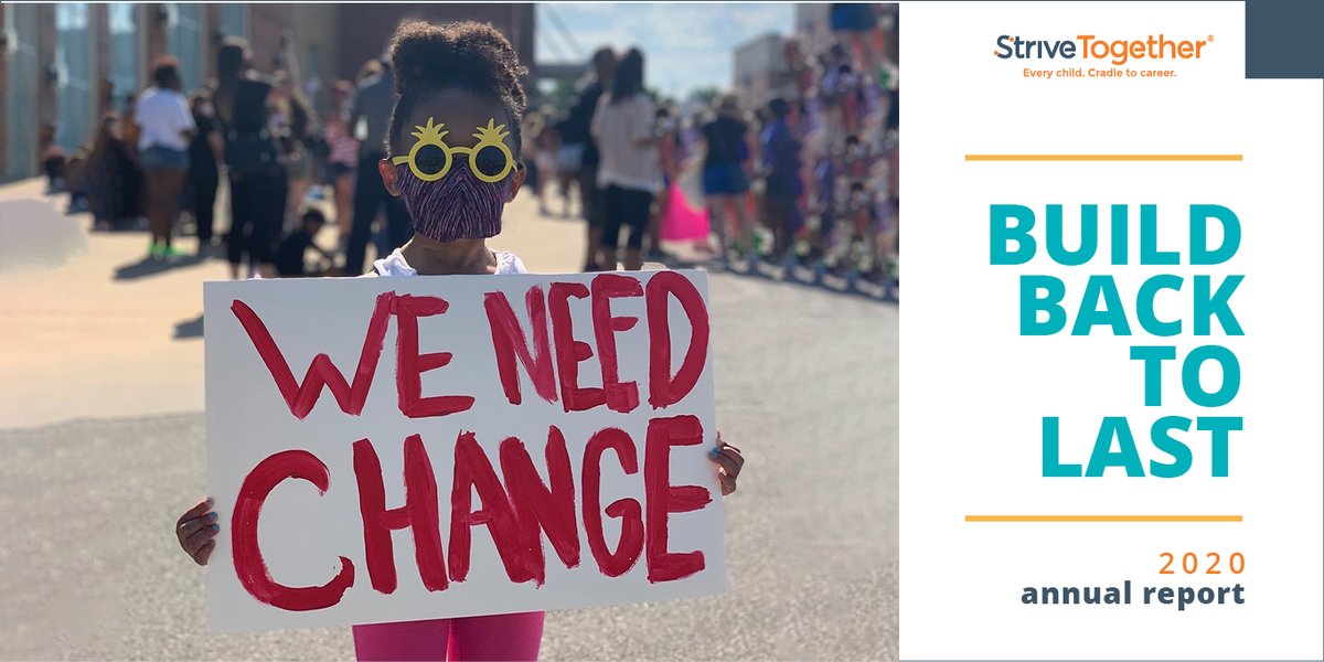 StriveTogether's tweet photo. We know change is possible because we have seen it. Communities across the country are #ProvingItsPossible to build back to last from COVID-19, and we’re sharing their stories in our new annual report. Join the movement: https://t.co/cwAoAvgTHQ https://t.co/gAomsyjMxa