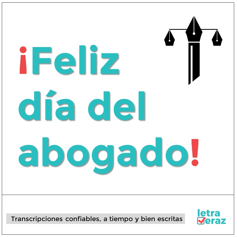 letraveraz's tweet photo. Feliz día a nuestros amigos abogados.
Celebren su día y recuerden que en https://t.co/bgTYIUFAM9 transcribimos sus audiencias, juicios y clases a un precio increíble. Somos expertos en #Transcripciones
#DíaDelAbogado #FelizMartes #AudioaTexto #Abogados #Audiencias https://t.co/k2QWLCV8qu