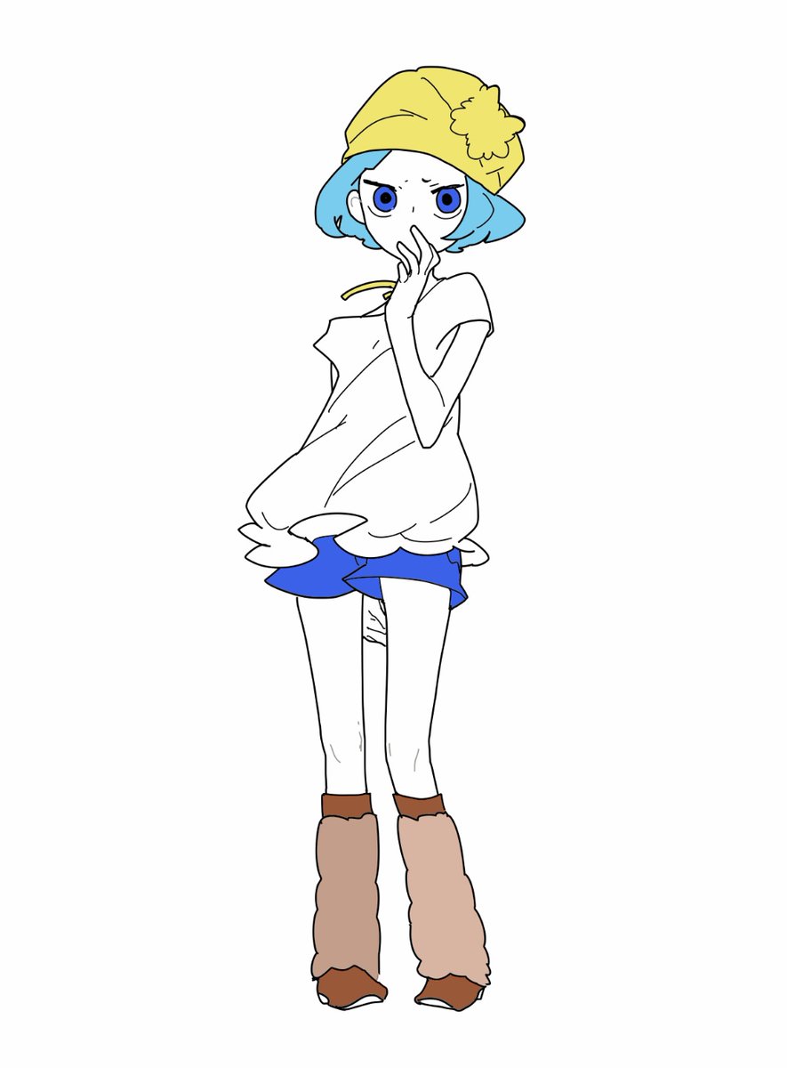 #あなたの創作の主人公の絵で気に入ってる絵を4枚ほど見せてください  この子! 